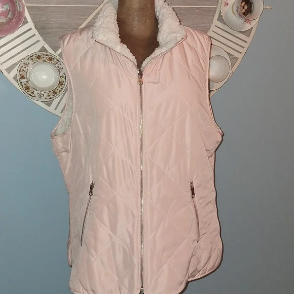 Ruby Rd. Light Pink Vest - Picture 2 of 4